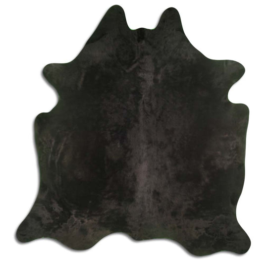 Cowhide Rug Dyed Black Large